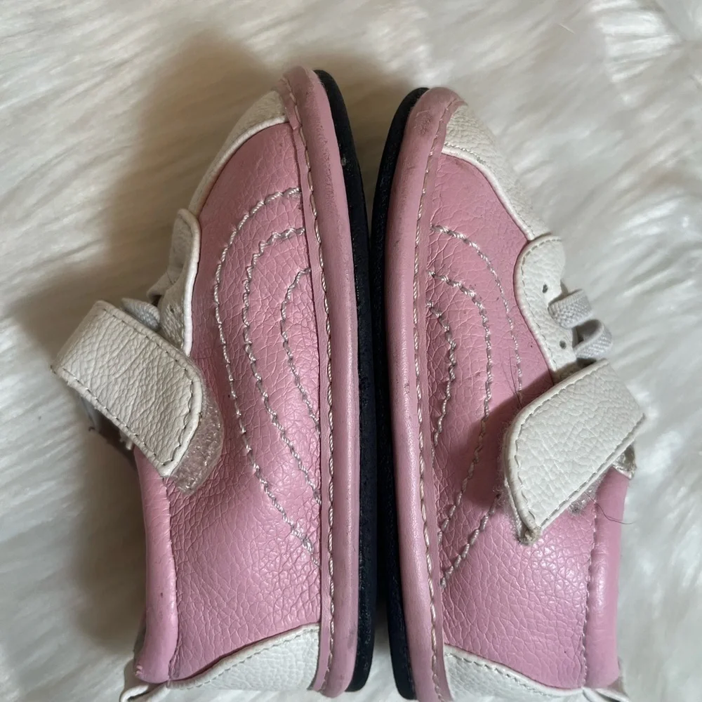 Jack and Lily Pink White Shoes